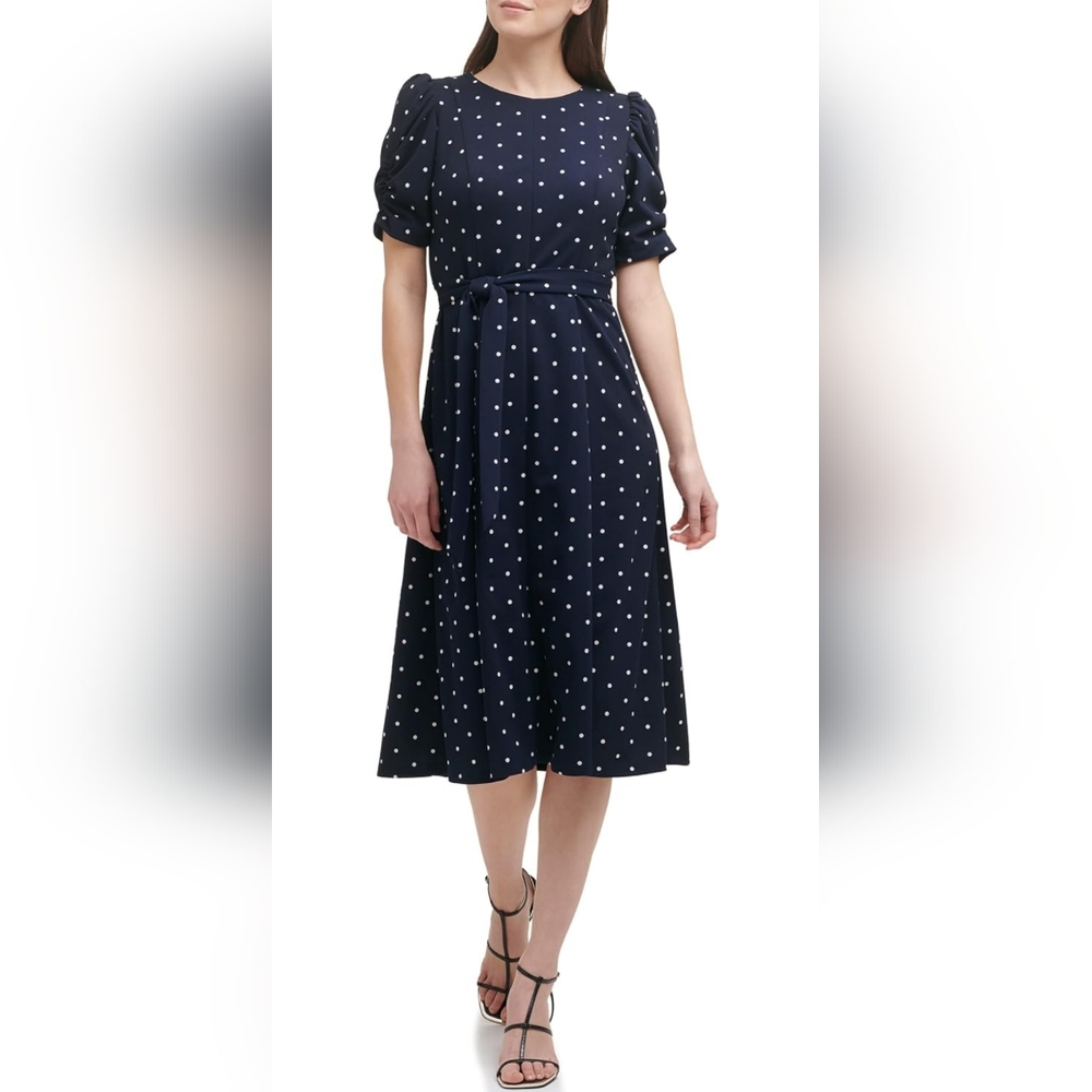 DKNY Polka Dot Dress 10